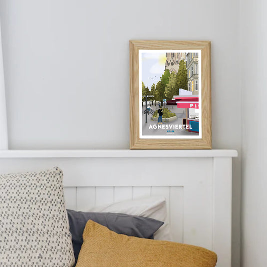 Heimatposter Agnesviertel Köln