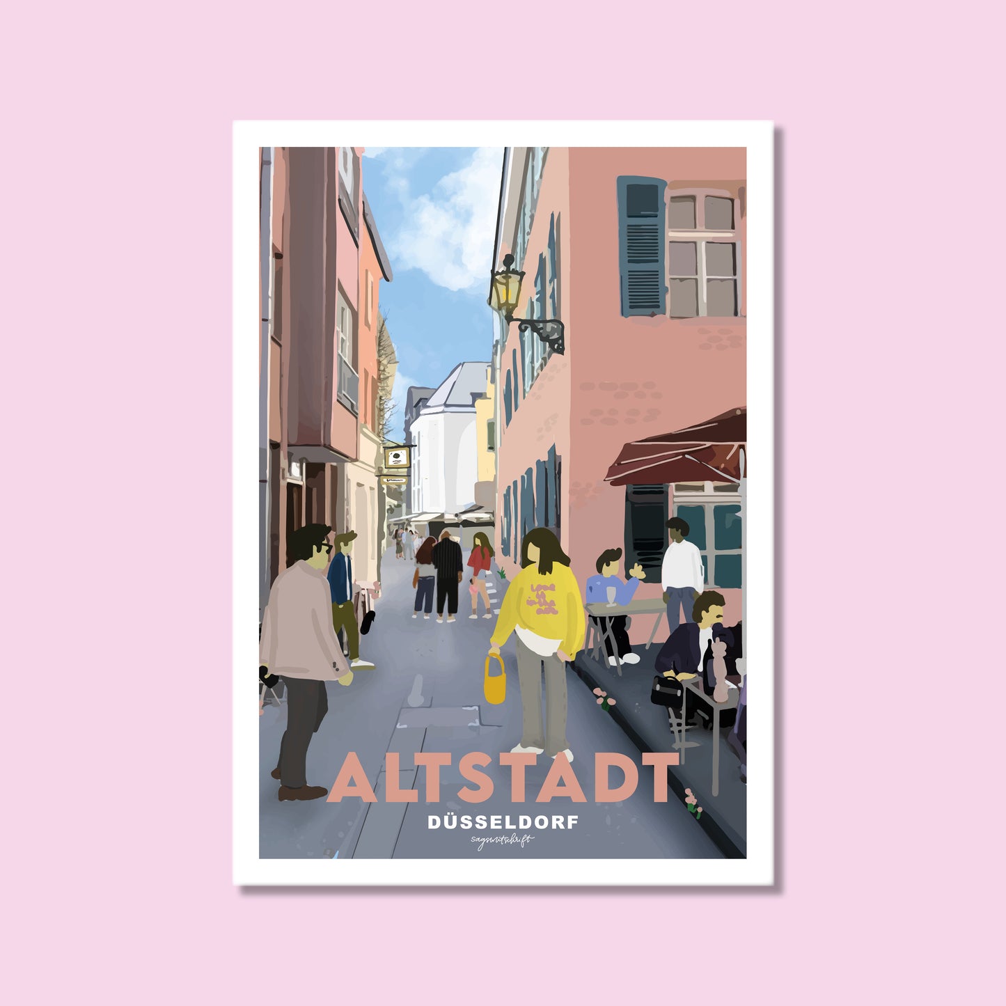 Heimatposter Altstadt Düsseldorf