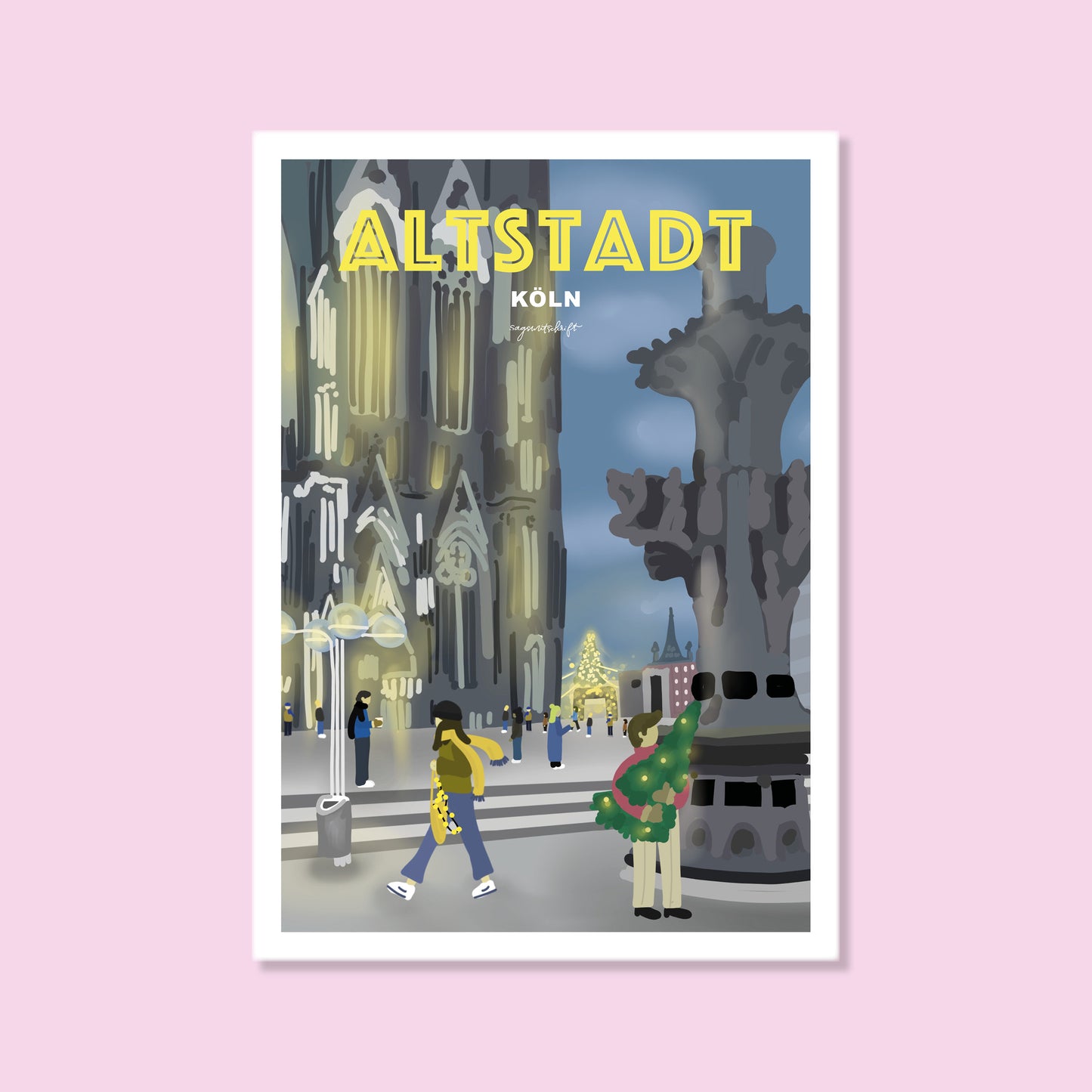 Heimatposter Altstadt Köln
