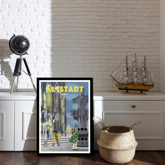 Heimatposter Altstadt Köln