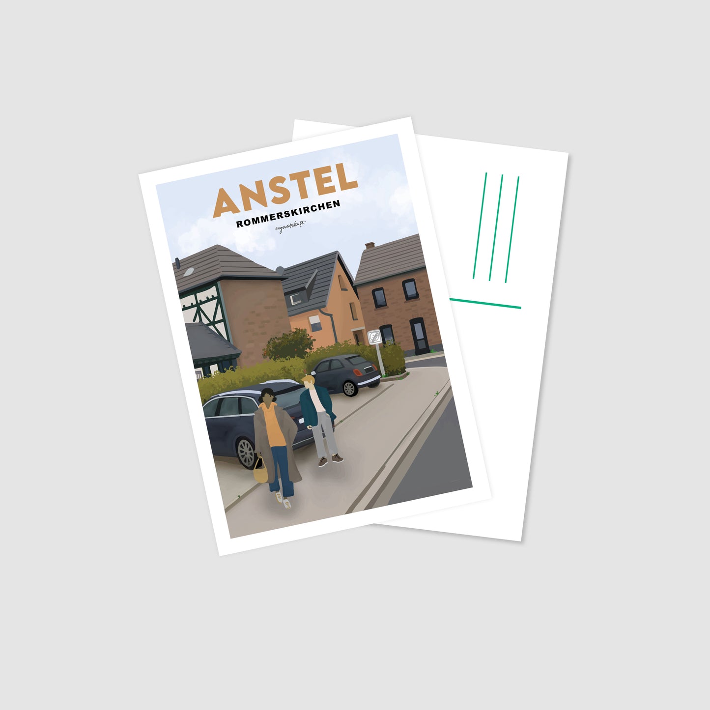 Postkarte Anstel Wasserburgstrasse