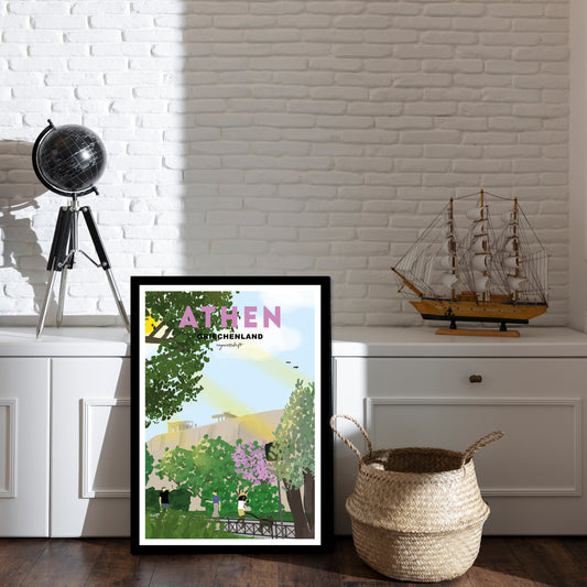 Heimatposter Athen Griechenland