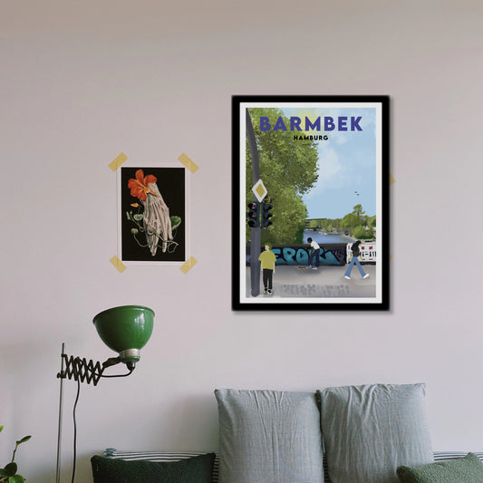 Heimatposter Barmbek Hamburg