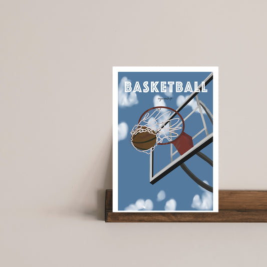 Leidenschaftsposter Basketball
