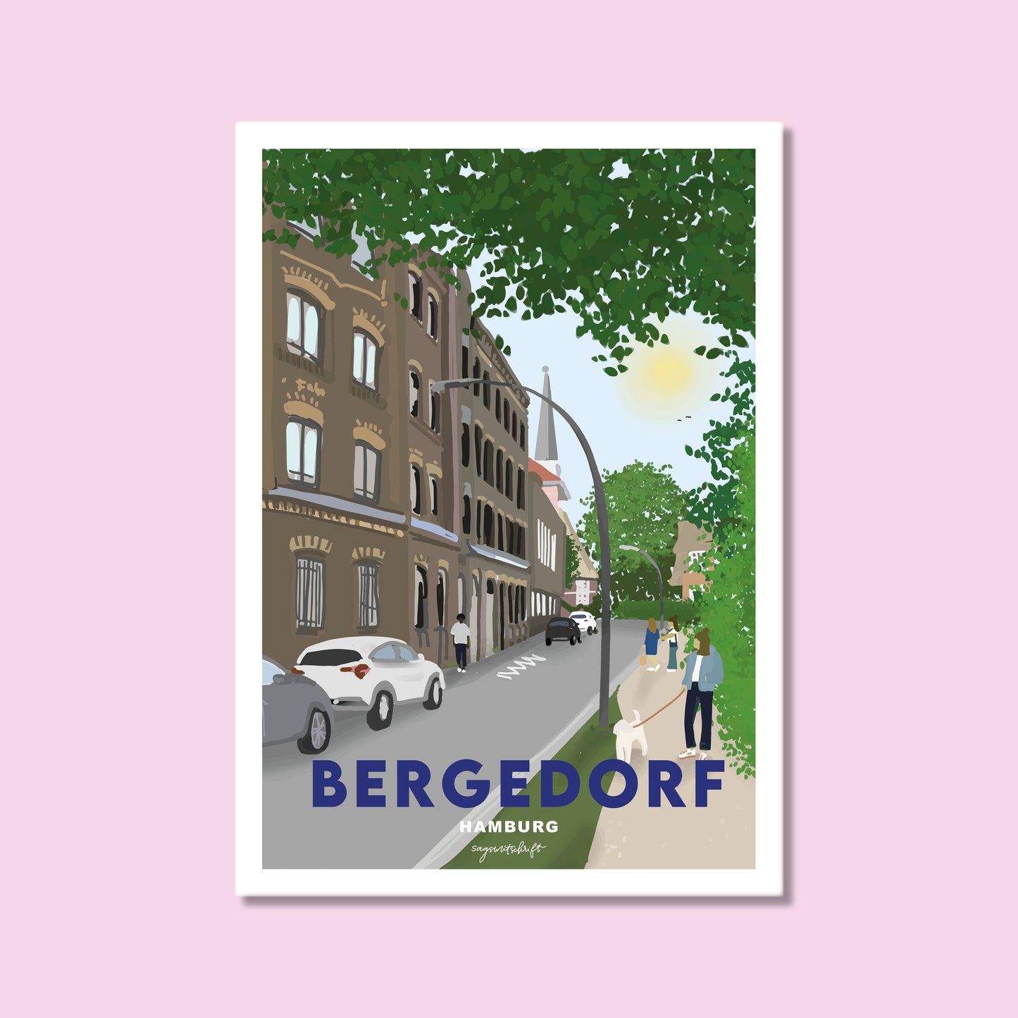 Heimatposter Bergedorf Hamburg