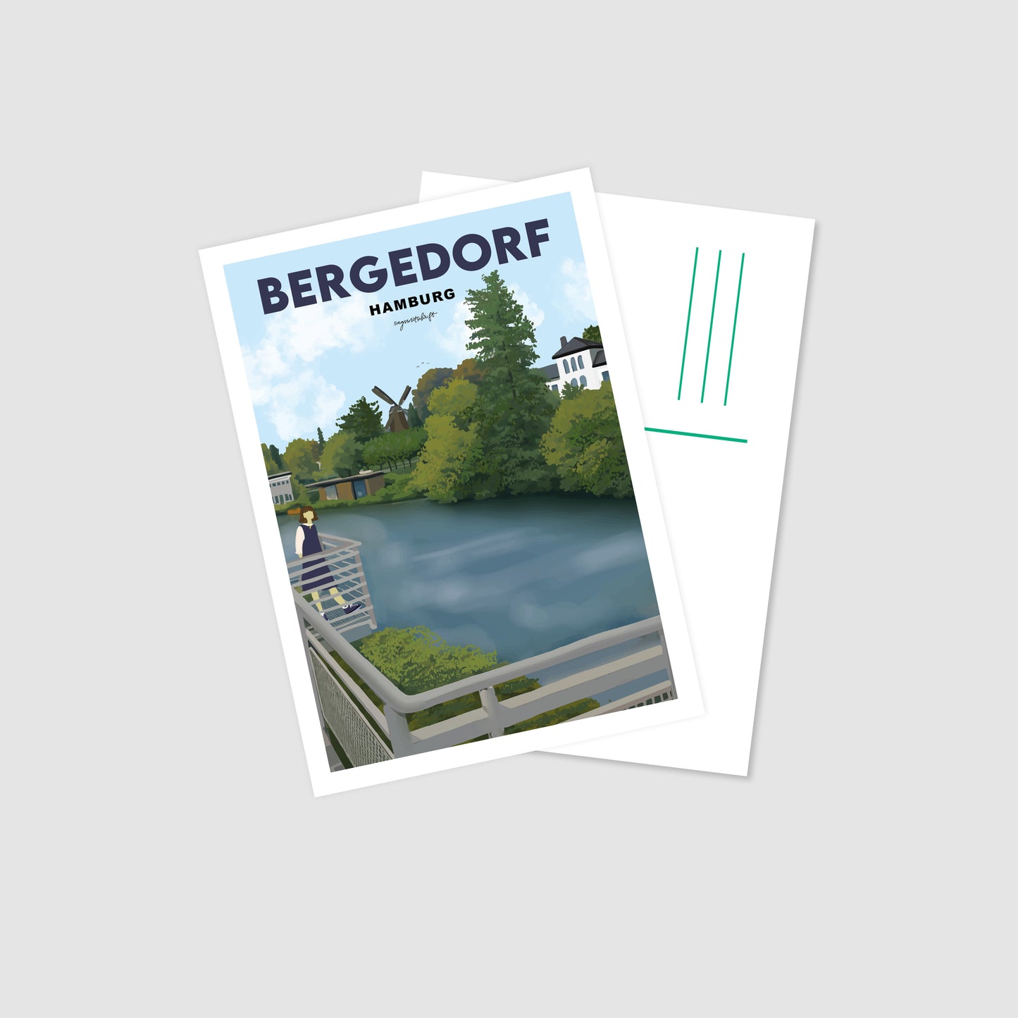 Postkarte Bergedorf Hamburg