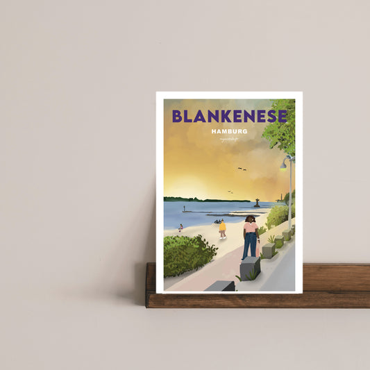 Heimatposter Blankenese Hamburg