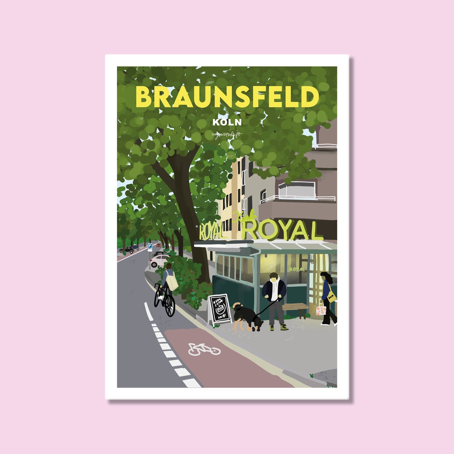 Heimatposter Braunsfeld Köln