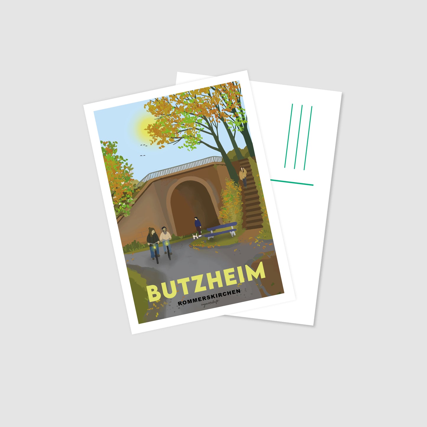 Postkarte Butzheim Bahndamm Rommerskirchen