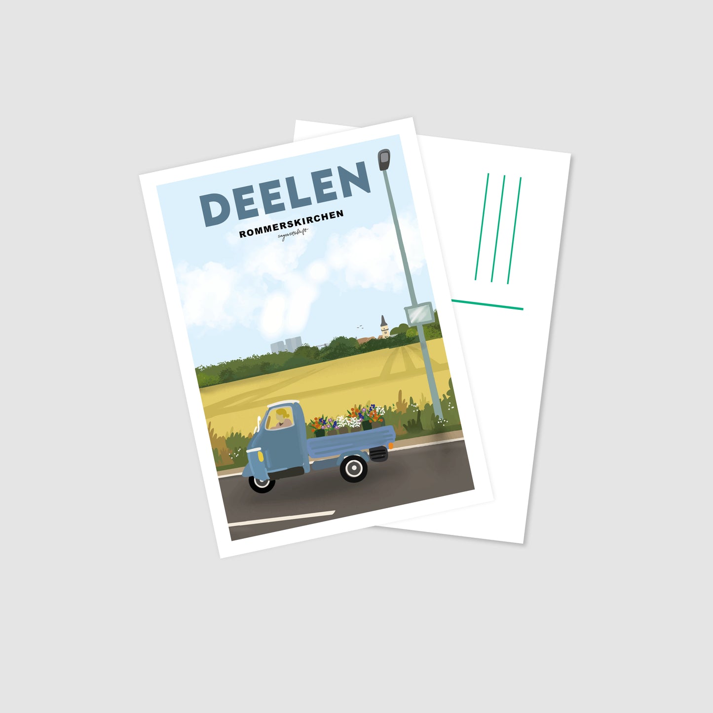 Postkarte Deelen Rommerskirchen