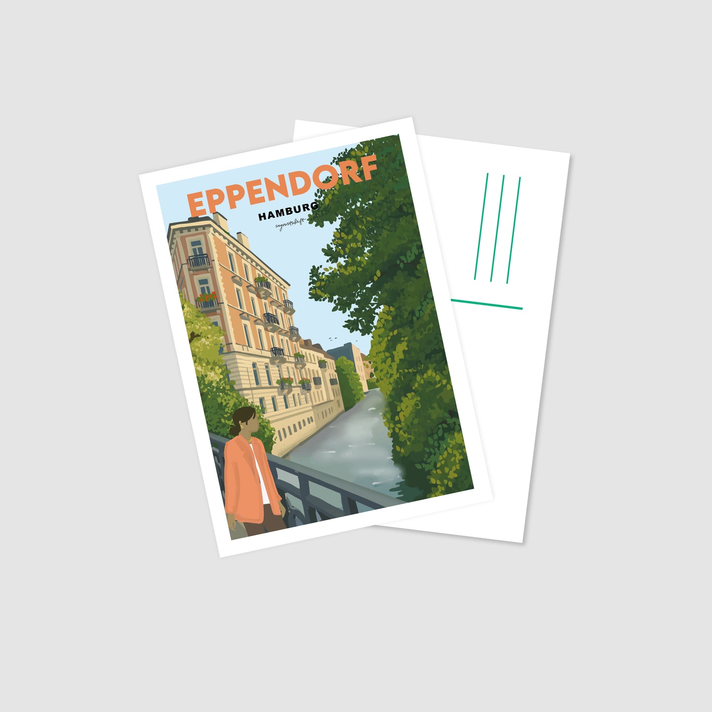 Postkarte Eppendorf Hamburg