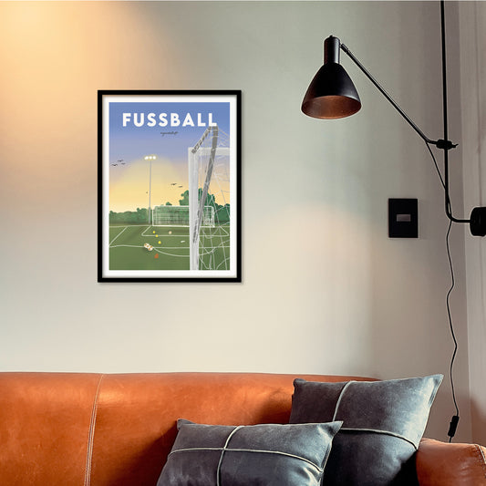 Leidenschaftsposter Fußball