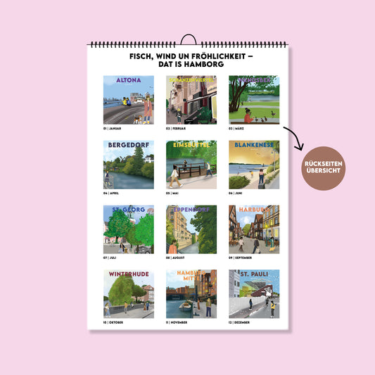 A4 Heimatkalender Hamburg 2026