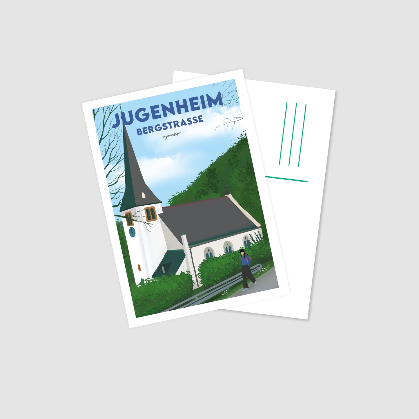Postkarte Jugenheim