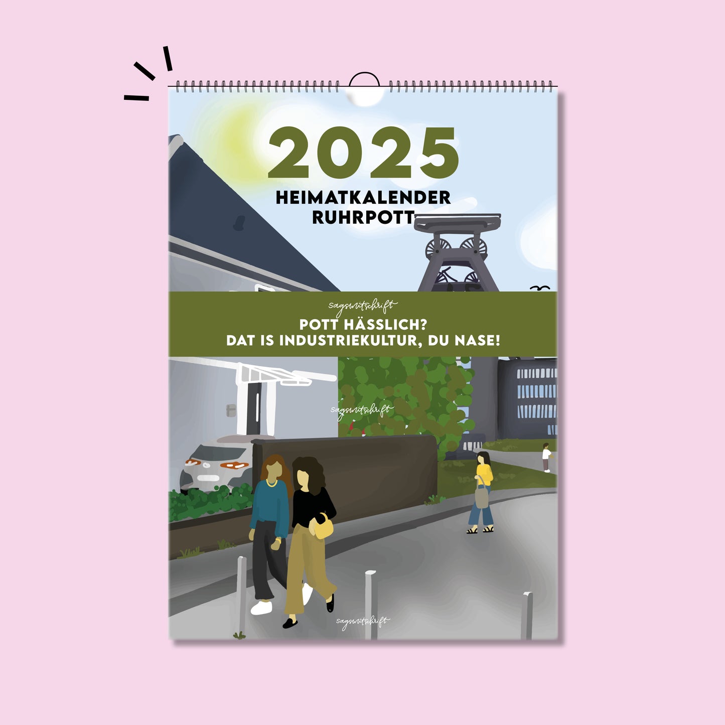 A4 Heimatkalender Ruhrgebiet 2025