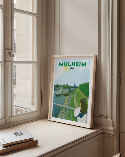 Heimatposter Mülheim Rheinaue Köln