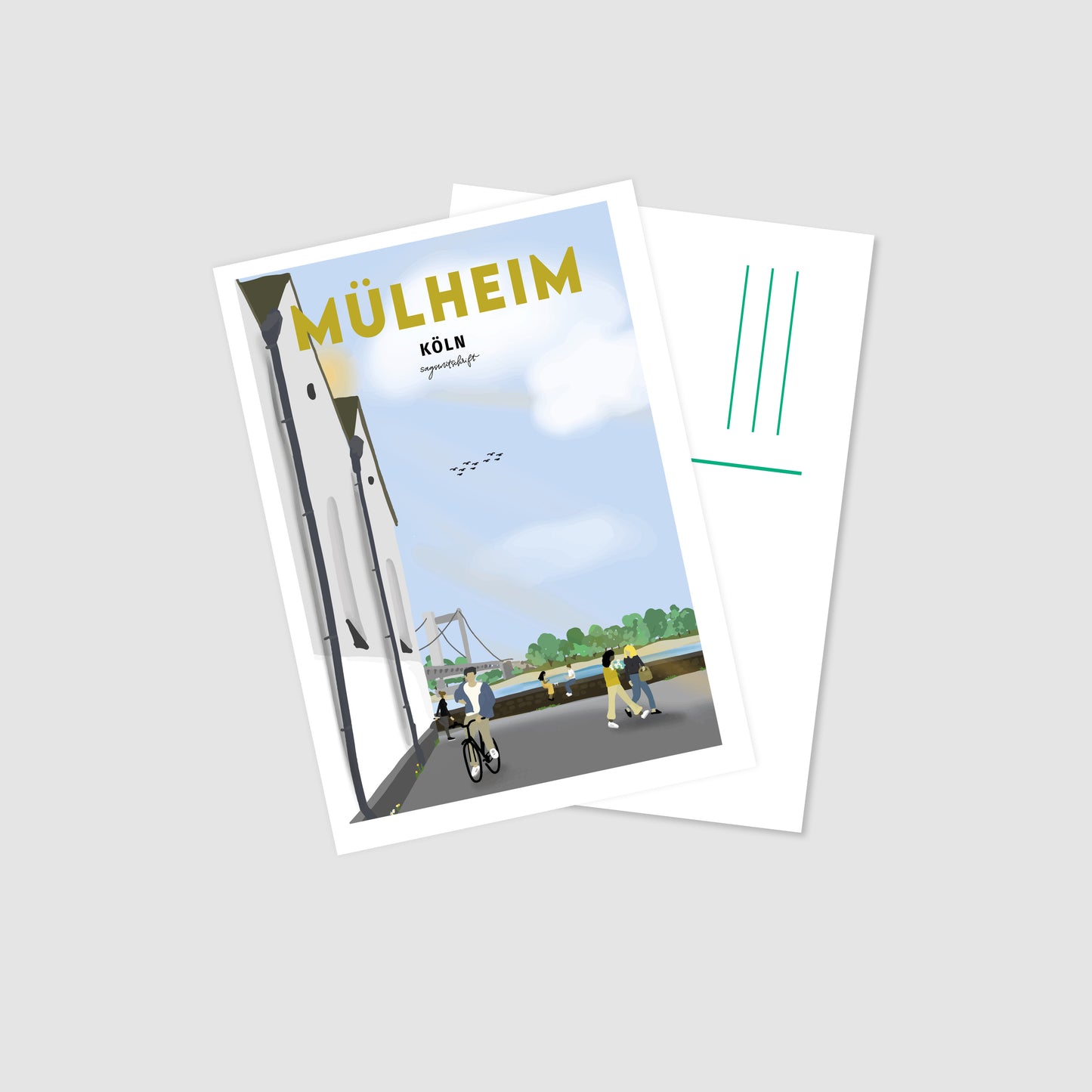 Postkarte Köln Mülheim