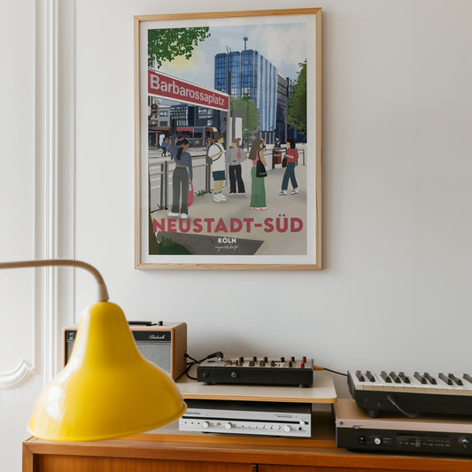 Heimatposter Neustadt-Süd Köln