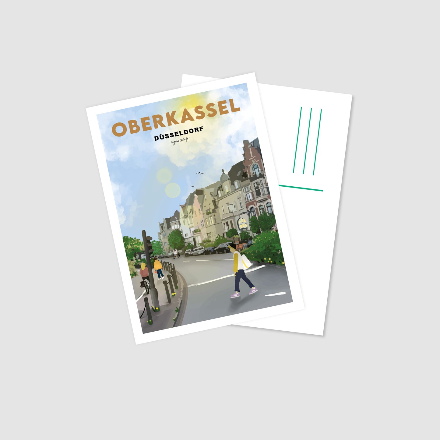 Postkarte Oberkassel Düsseldorf