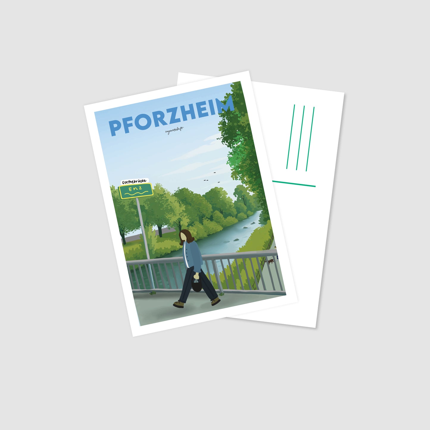 Postkarte Pforzheim