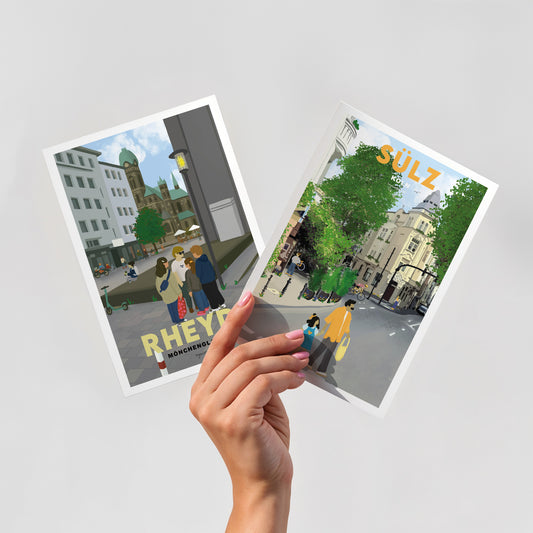 Postkarte Sülz Luxemburger Köln