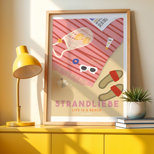 Leidenschaftsposter Strandliebe