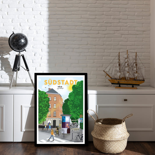 Heimatposter Südstadt Köln