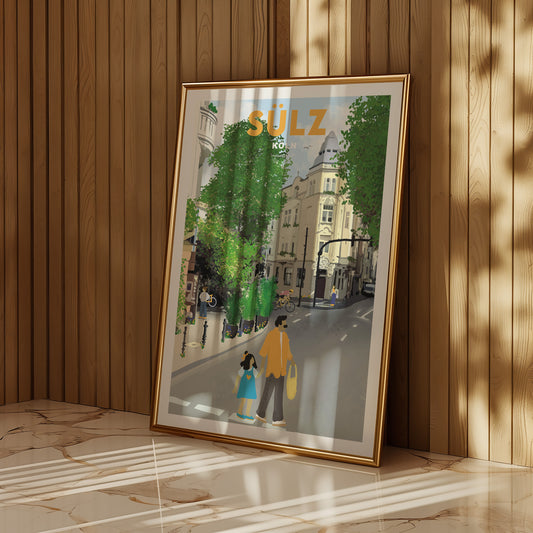 Heimatposter Sülz Luxemburger Straße Köln