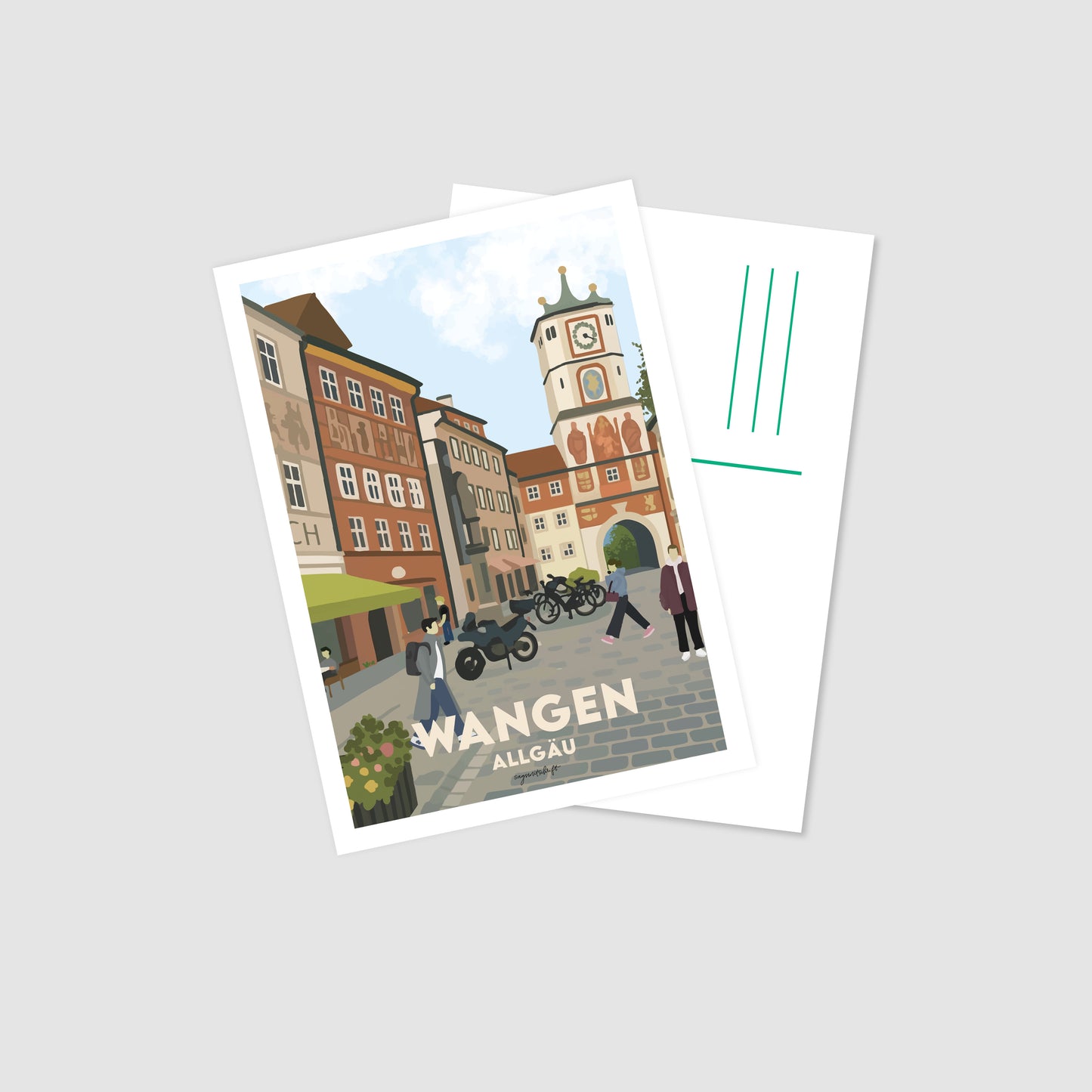 Postkarte Wangen