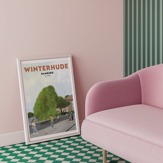 Heimatposter Winterhude Hamburg