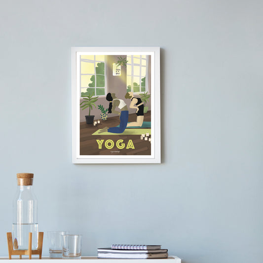 Leidenschaftsposter Yoga