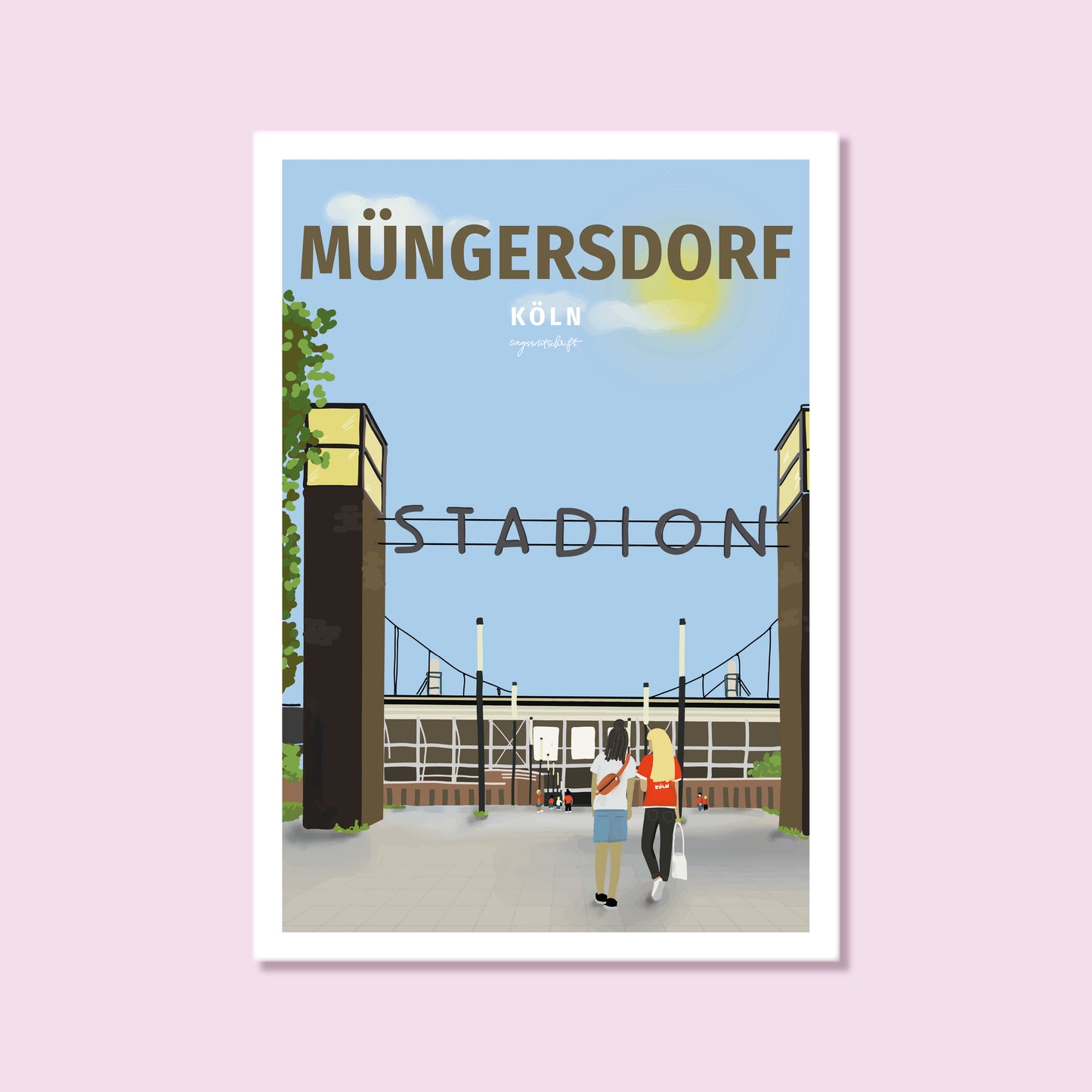 Heimatposter Müngersdorf Köln