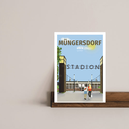 Heimatposter Müngersdorf Köln