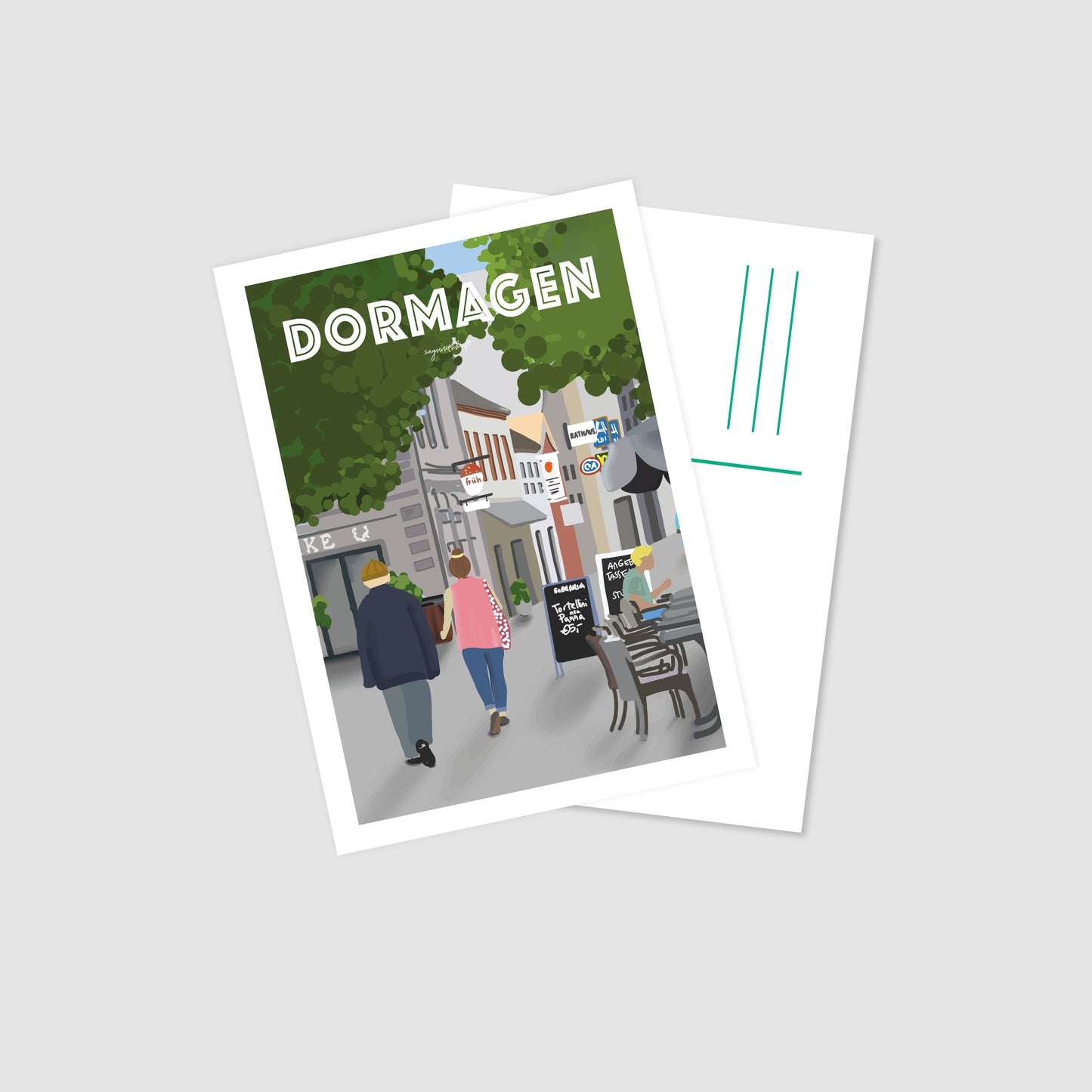 Postkarte Dormagen