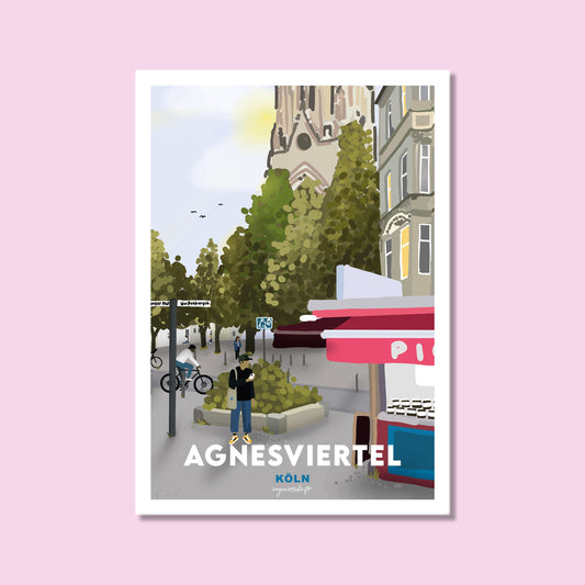 Heimatposter Agnesviertel Köln