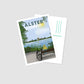 Handgezeichnete Postkarte Alster Hamburg