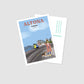 Handgezeichnete Postkarte Altona Hamburg