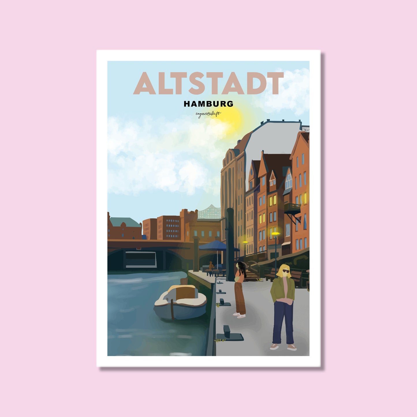 Heimatposter Altstadt Hamburg