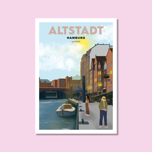 Heimatposter Altstadt Hamburg