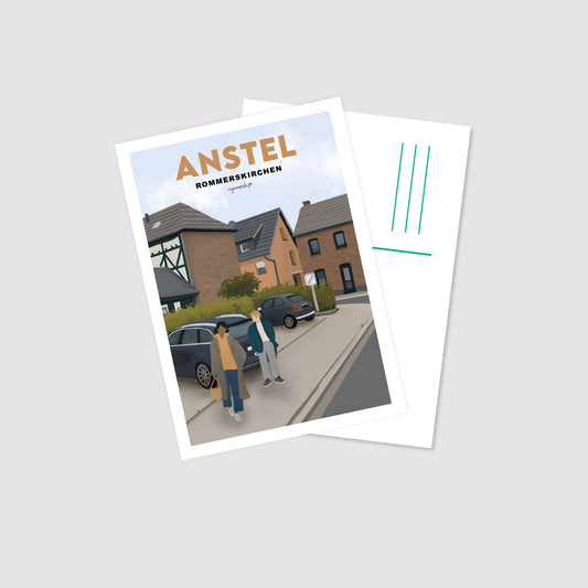Postkarte Anstel Wasserburgstrasse