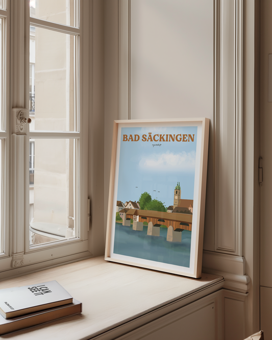 Heimatposter Bad Säckingen