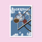 Handgezeichnetes Leidenschaftsposter Basketball
