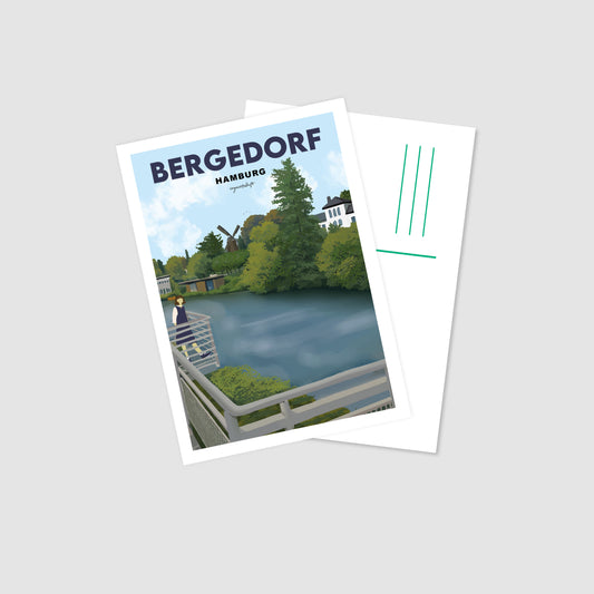 Postkarte Bergedorf Hamburg
