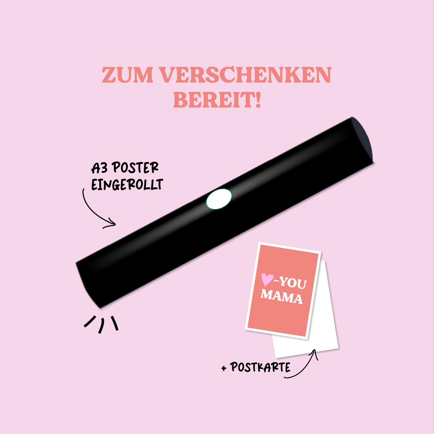 Leidenschaftsposter Blumenliebe *Mama*