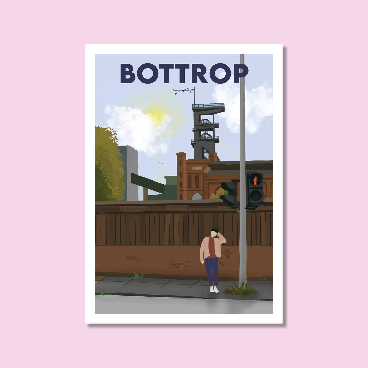 Heimatposter Bottrop Zeche