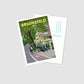 Handgezeichnete Postkarte Braunsfeld Köln