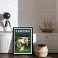 Handgezeichnetes Leidenschaftsposter Camping – Ansicht 2