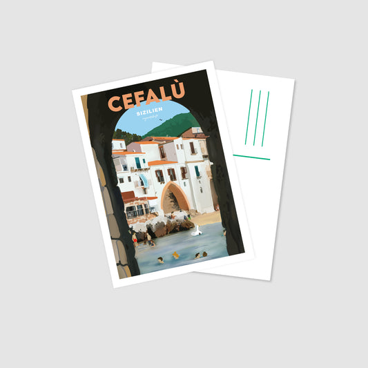 Postkarte Cefalu