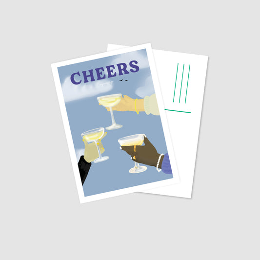 Leidenschaftspostkarte Cheers
