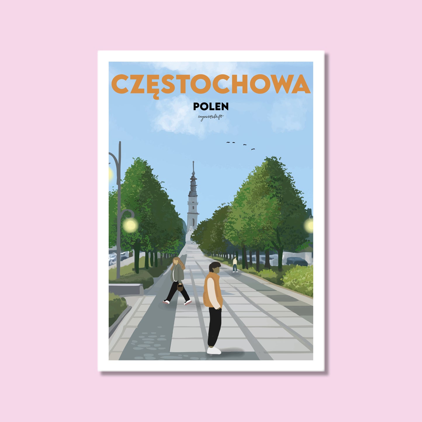 Heimatposter Czestochowa Polen